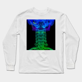 Cervical spine anatomy, 3D CT scan (C034/5265) Long Sleeve T-Shirt